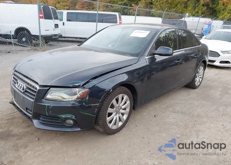 2012 Audi A4 2.0T Premium из США, поврежденный, VIN WAUBFAFL5CN019565